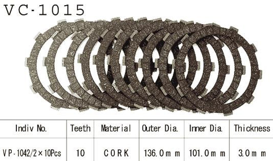 Kit Disques d'Embrayage Garnis Vfr750 R 1988/1991