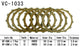 Kit Disques d'Embrayage Garnis Gl1800 Gold Wind 2001/2002