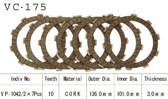 Kit Disques d'Embrayage Garnis Cbr600 F 1999/2000
