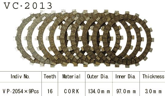 Kit Disques d'Embrayage Garnis Yzf 600 R 1995/1996