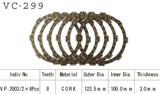 Kit Disques d'Embrayage Garnis Dt 125 Lc 1984/1988