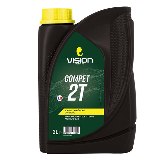 COMPET - Huile 2T 2L- 100% Synthèse – Ester