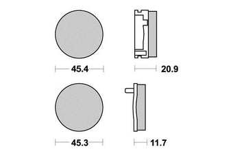 compare product Plaquette de frein Vesrah organique
