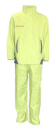 Ensemble Pluie Taille M Polyester Revêtement Pvc Jaune Marquages Reflechissants